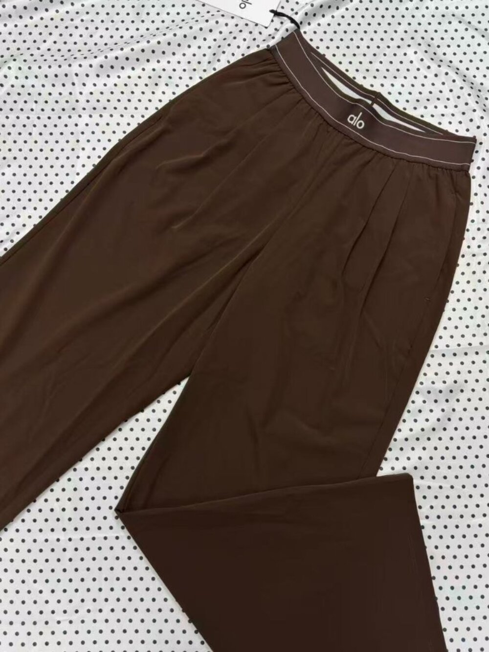 ALO Yoga🍩Suit Up Trouser Espresso (Regular 30)🎂Elevated Everyday Style
